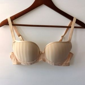 Cleo by Panache Women's Bra, Cream with Underwire Support & Bow, Size US 30D